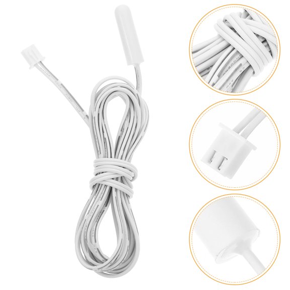 HAMPPLIES Probe Sensors for Refrigerator Temperature Control White Copper 1Pack for Restaurants