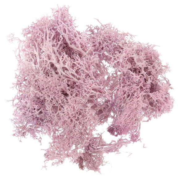 HAMPPLIES Purple Plastic Artificial Moss Plant 1 Pack for Landscape Ornament and Indoor Decor 6.7x5.1in