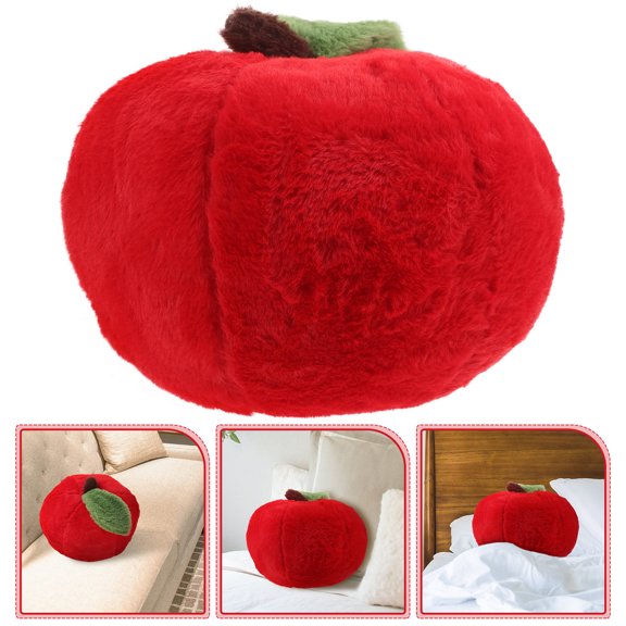 HAMPPLIES Realistic Fruit Plush Pillow, Soft Stuffed Throw Cushion, Cute Food Toy Decor for Bedroom, Sofa, Car, Home