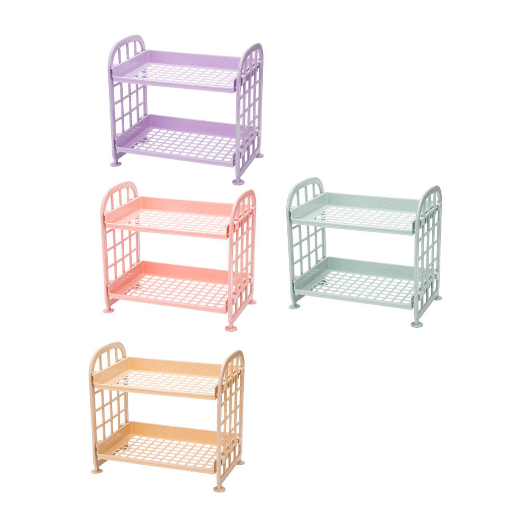 HAMPPLIES Iron PP Storage Rack Assorted Color 4Set 8.5x7.9x5.5in ...