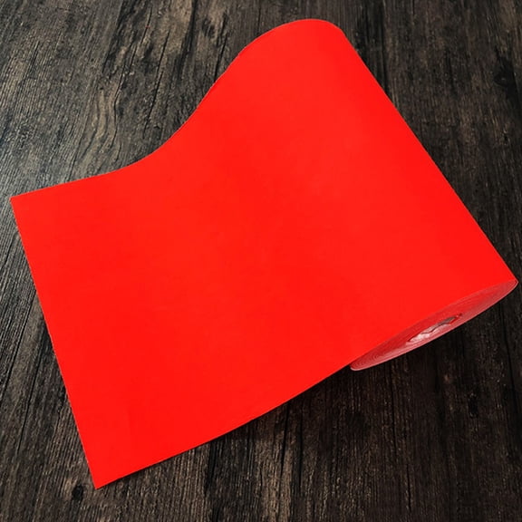 HAMPPLIES Chinese Red Construction Paper Roll for Calligraphy Smooth Painting Paper