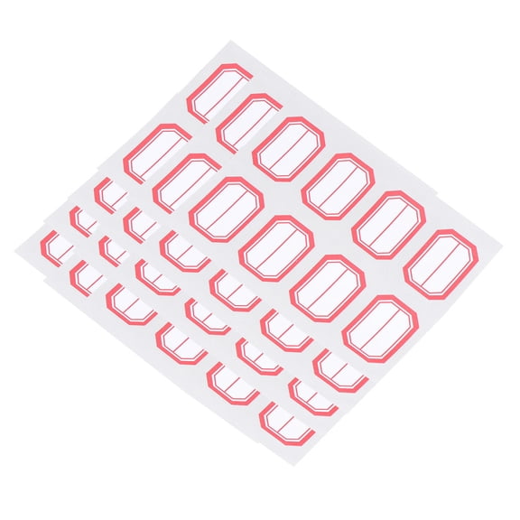 HAMPPLIES Red Self Adhesive Stickers for Classification Labeling and Price Tag