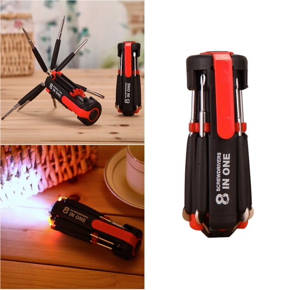 HAMPPLIES Compact Black Steel Screwdriver Pen, Portable Outdoor Tool, and Lightweight, 1 Piece
