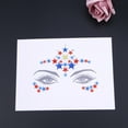 thumbnail image 1 of HAMPPLIES Rhinestone Forehead Body Glitter Sticker for Kids DIY Crafts Face Gems 16.50x12.50x0.20cm 1Set, 1 of 8