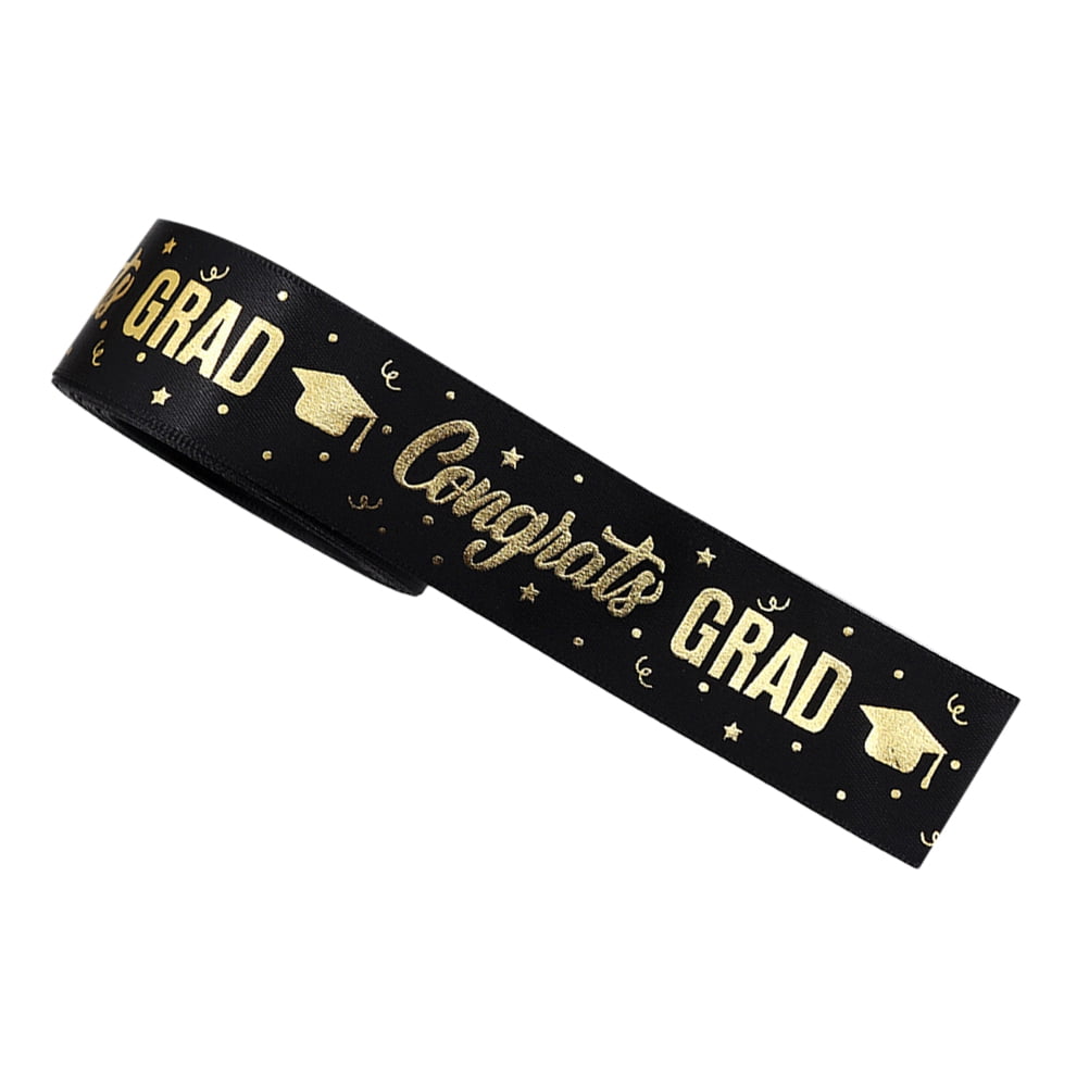 HAMPPLIES Ribbon for Graduation Packaging 1 Roll in As Shown Color ...