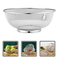thumbnail image 1 of HAMPPLIES Round Silver Colander 20x8.3in Mesh Strainer for Kitchen Use 1Pack, 1 of 8