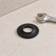 HAMPPLIES Rubber Bathtub Drain Gaskets, Black, for Home, Tight Seal ...