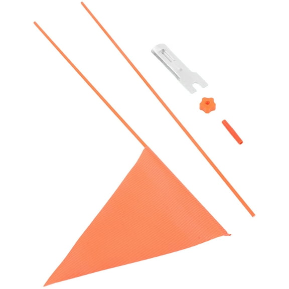 HAMPPLIES Running Flag Bike Safety Flag Fiberglass 1Set