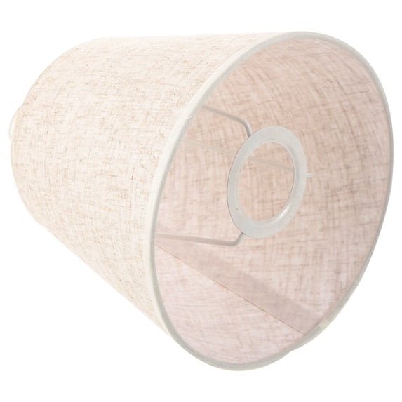 HAMPPLIES Beige Metal Frame Fabric Lampshade for Table and Floor Lamps ...