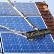 HAMPPLIES Solar Panel Brush Head with Lightweight Design for Roof Leaf and Dirt Removal