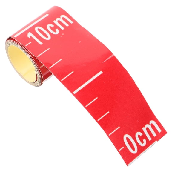 HAMPPLIES Red Self-Adhesive Water Level Gauge for Accurate Measurement Pools, Tanks, and Water Containers
