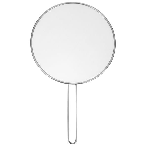 HAMPPLIES Silver Frying Pan Splatter Screen with Fine Mesh for Safe and Convenient Cooking