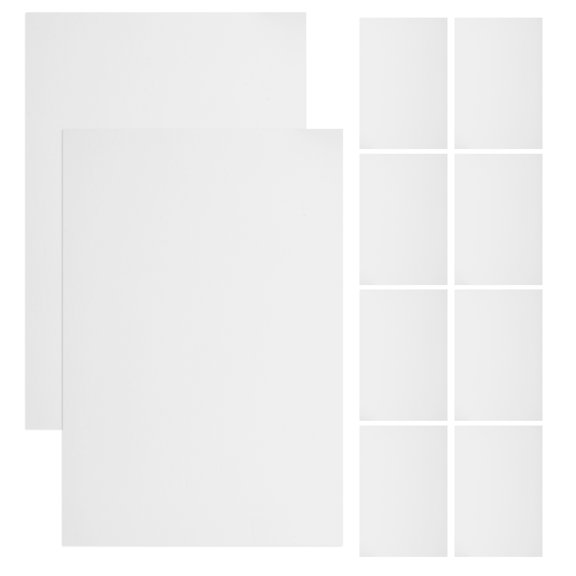 HAMPPLIES Silver Metallic Paper Sheets with Luxurious Glossy Surface for Versatile Home Crafts
