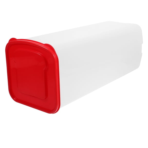 HAMPPLIES Multipurpose Red Bread Storage Container with Dispensing Feature