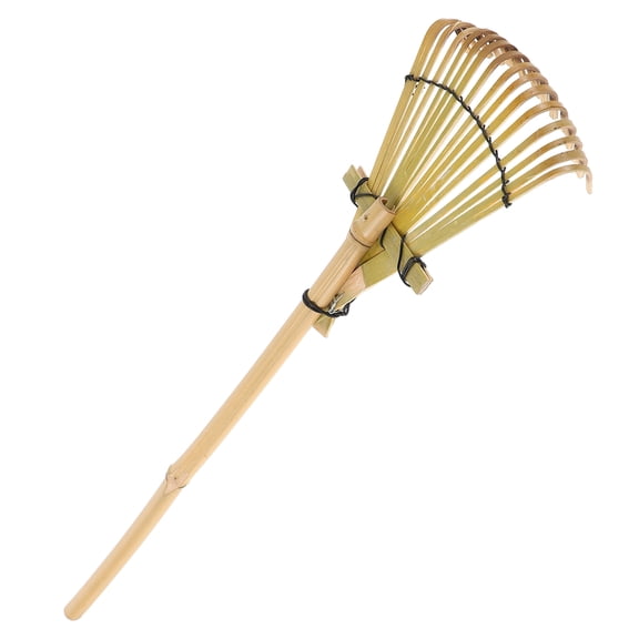 HAMPPLIES Small Garden Rake for Sand Shaping, Outdoor Gardening, Lawn Care, and Efficient Yard Maintenance Tool