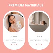 HAMPPLIES Fleece Hair Towel Wrap for Quick Absorption and Comfortable, Easy Hair Drying at Home
