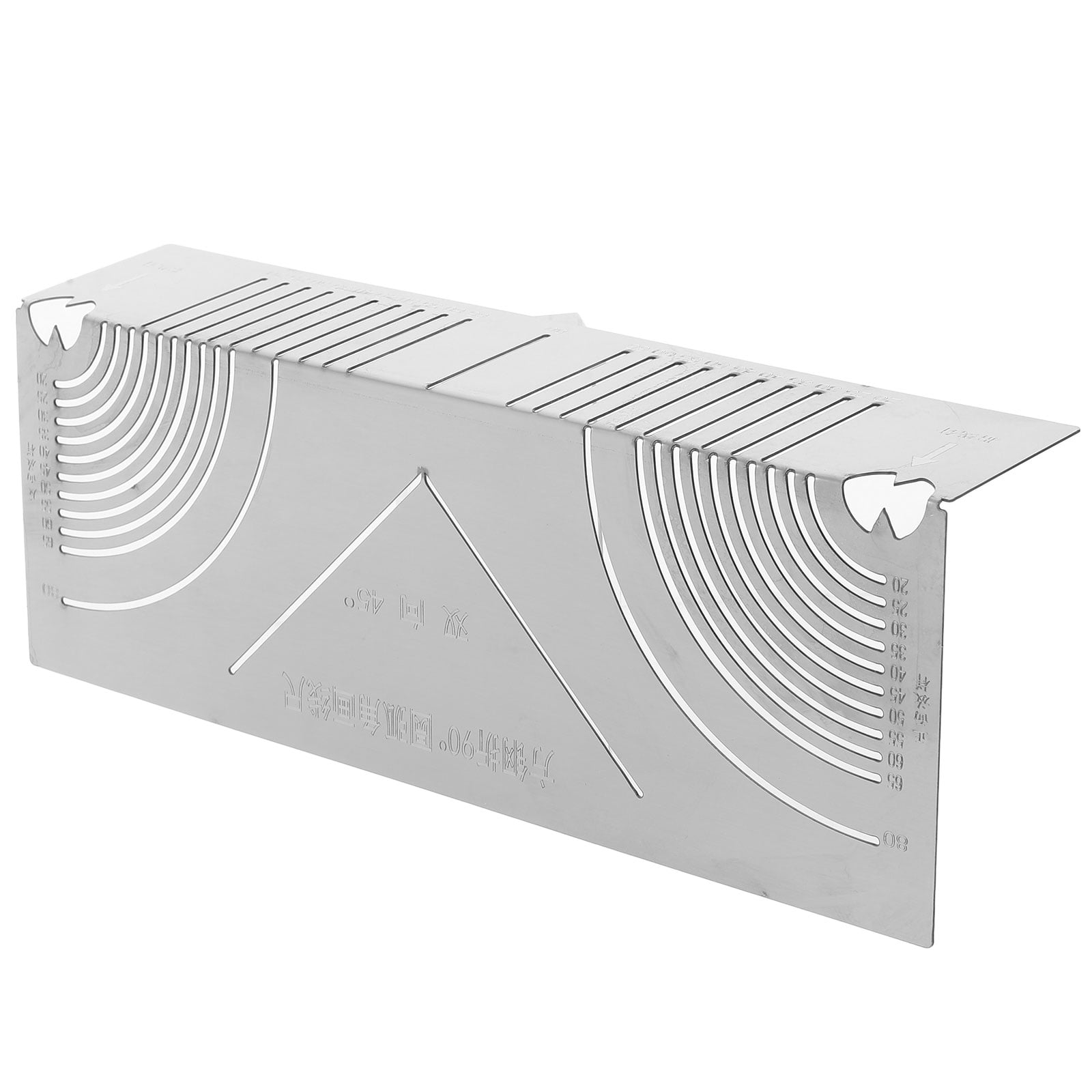 HAMPPLIES Stainless Steel Arc Corner Template 90 Degree Angle Marking ...