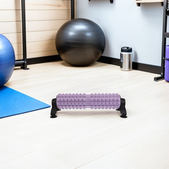 HAMPPLIES Violet Foam Roller 45cm for Back Massage and Muscle Relaxation