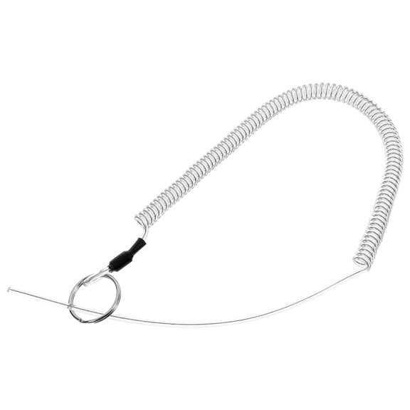 HAMPPLIES Hockey Paddle Rope Replacement Plastic and Steel Wire Transparent Round for Game Machine Accessory 1Pack