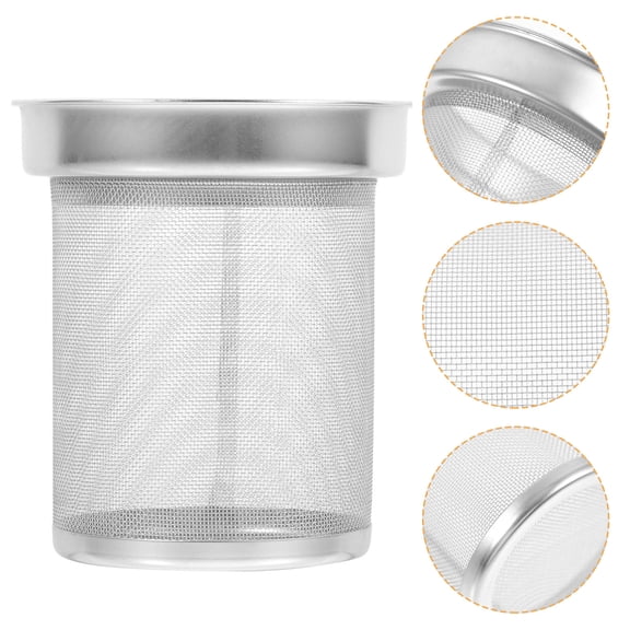 HAMPPLIES Stainless Steel Tea Infuser with Foam Reduction for Teacup - Tea Strainer Pot, 1 Piece
