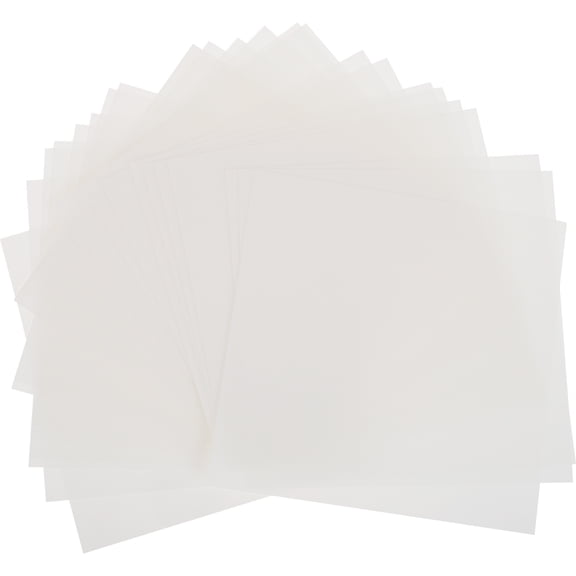 HAMPPLIES 24Pcs Blank Transparent Stencil Templates for Cutting Machines with Milky White Polyester Film