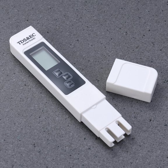 HAMPPLIES Three-in-One White Conductivity Meter Tester with Hold Feature