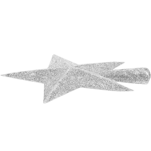 HAMPPLIES Tiny Tree Topper 1Set White Plastic Star for Christmas Tree Decor