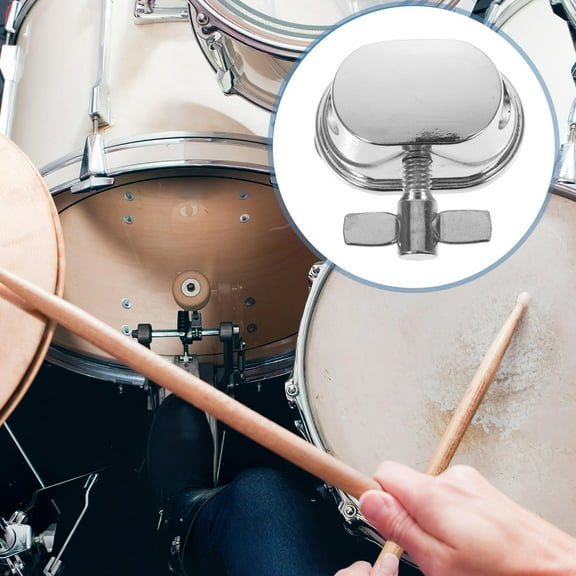 HAMPPLIES Tom Drum Mounting Bracket 1Set Silver Plated Iron for Drum Stand Parts