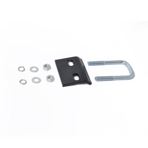 HAMPPLIES Black Trailer Hitch Cover Tube Plug U Shape Anti Wobble Locking Device for Trailer Supplies