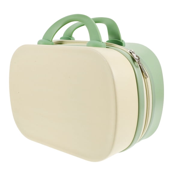 HAMPPLIES Travel Makeup Case Large Capacity ABS Material Durable Waterproof Multifunctional