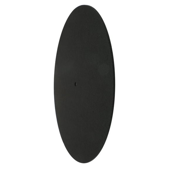 HAMPPLIES Black Felt Turntable Slipmat for Vinyl Records, Protective Mat for Home Use Record Player Accessories