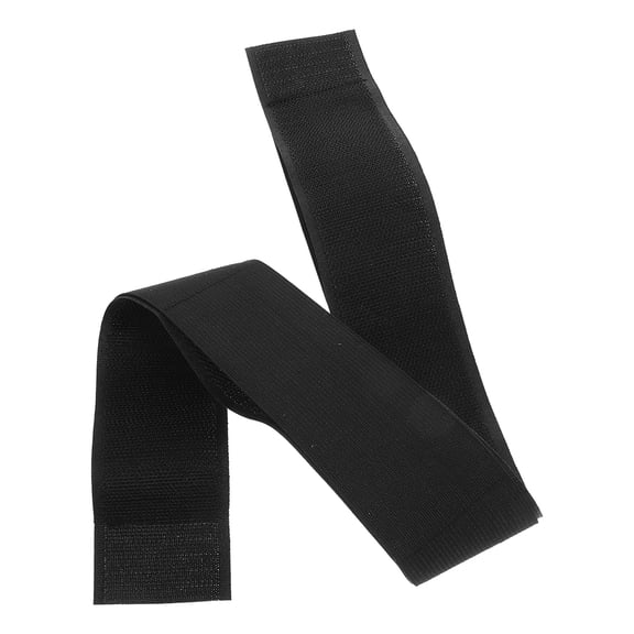 HAMPPLIES Adjustable Black Nylon Tie Down Straps for Car Trunk, Heavy Duty Fastening Bands for Secure Cargo