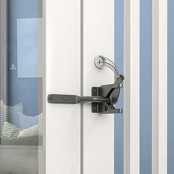 HAMPPLIES Vinyl Doors Gate Latch Cable Pull Iron For Fences And Gardens 3 Sets