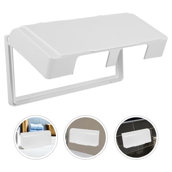 HAMPPLIES Plastic Waterproof Socket Cover for Kitchen and Bathroom with Easy Wall Mount