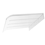 HAMPPLIES Transparent Window Awning for Outdoor Use, Rain Shelter Door Canopy with Wind Resistant Design