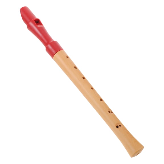 HAMPPLIES Wooden Recorder Instrument for Beginners with 8 Holes for Music Class