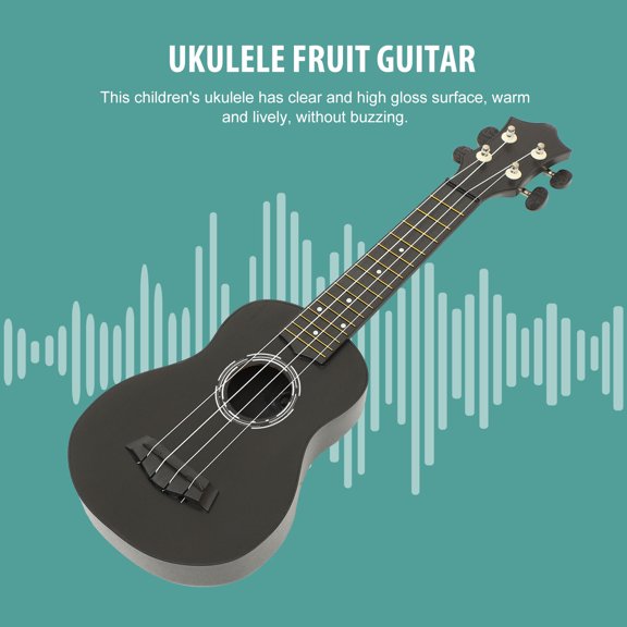 HAMPPLIES Wooden Ukulele for Beginners Four String Acoustic Guitar Starter Instrument for Building Sound