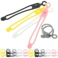 thumbnail image 1 of HAMPPLIES Yellow Silicone Cord Ties 30Pcs for Organizing Cables in Garage and Shed, 1 of 8