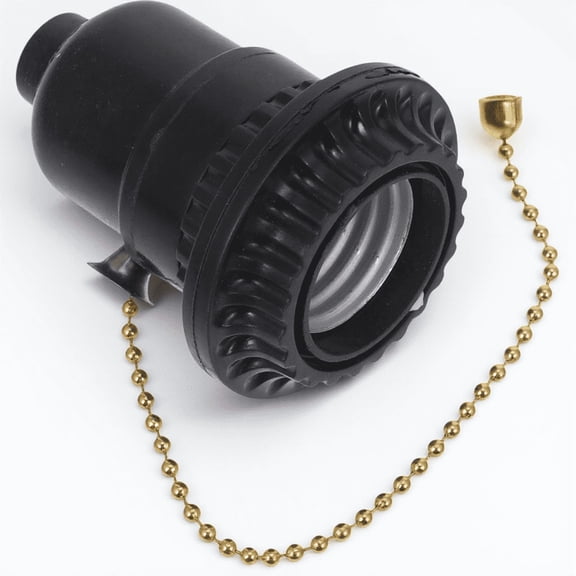 HAMPPLIES Universal Table Lamp Repair Kit with Golden Socket Adapter and Light Base Replacement Parts