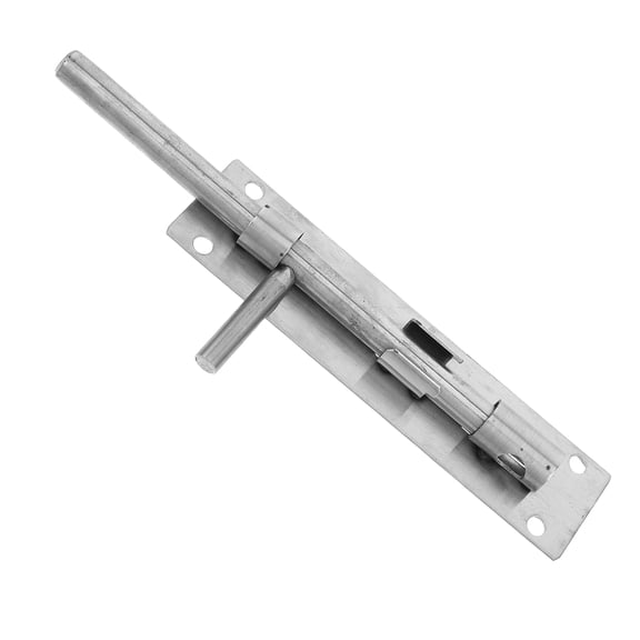 HAMPPLIES Heavy Duty Stainless Steel Gate Latch with Top and Bottom Bolt Locks, Plated for Secure Outdoor Gates
