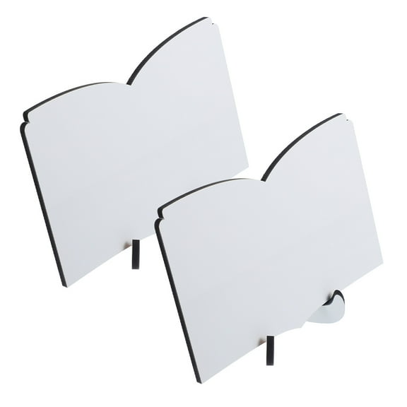 HAMPPLIES unique picture frames Book Album Frame White 2Pcs Decorative Item for Households