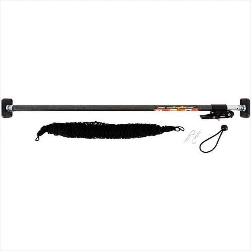 KEEPER Ratcheting Cargo Bar Black/Silver, Adjustable from 40"70
