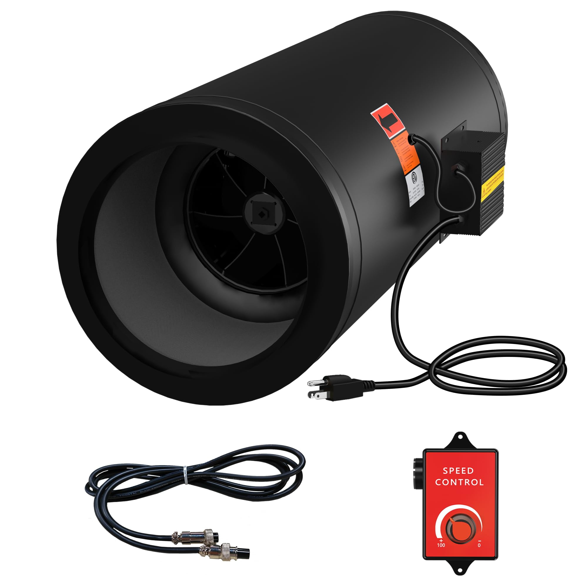 HANKITCHENLONS 12 Inline Duct Fan Silencer Speed Liberia Ubuy