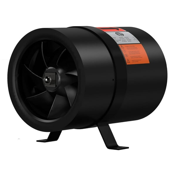HAN'KITCHEN'LON'S 4 Inch Inline Duct Fan with Speed Controller - EC Motor`Ventilation Exhaust Fan for Heating Cooling Booster, Grow Tents, Hydroponics