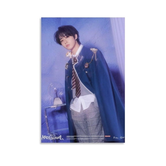 HAN Stray Kids 4th FANMEETING SKZ S MAGIC SHOOL MUSIC IDOLS ARTIST ARTIST IDOLS SINGER HD Print on Canvas Painting Wall Art for Living Room Decor Boy Gift