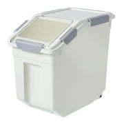 HANAMYA Rice Storage Container with Measuring Cup Grain | Pet Food | Flour|20 lb - 1 Piece