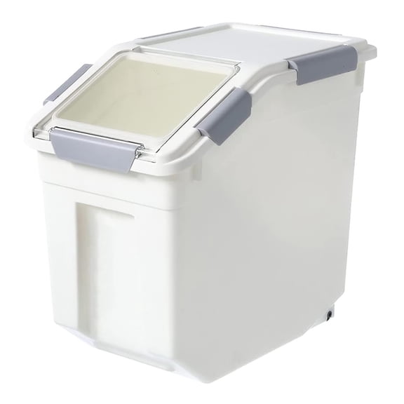 HANAMYA Rice Storage Container with Measuring Cup Grain | Pet Food | Flour|50 lb - 1 Piece
