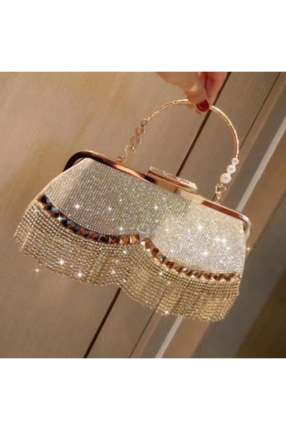 HAND BAG DIAMOND CLUTCH BAG EVENING BAG