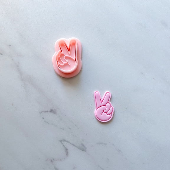 HAND PEACE SIGN EMBOSSER BY SAIDAS SWEETS