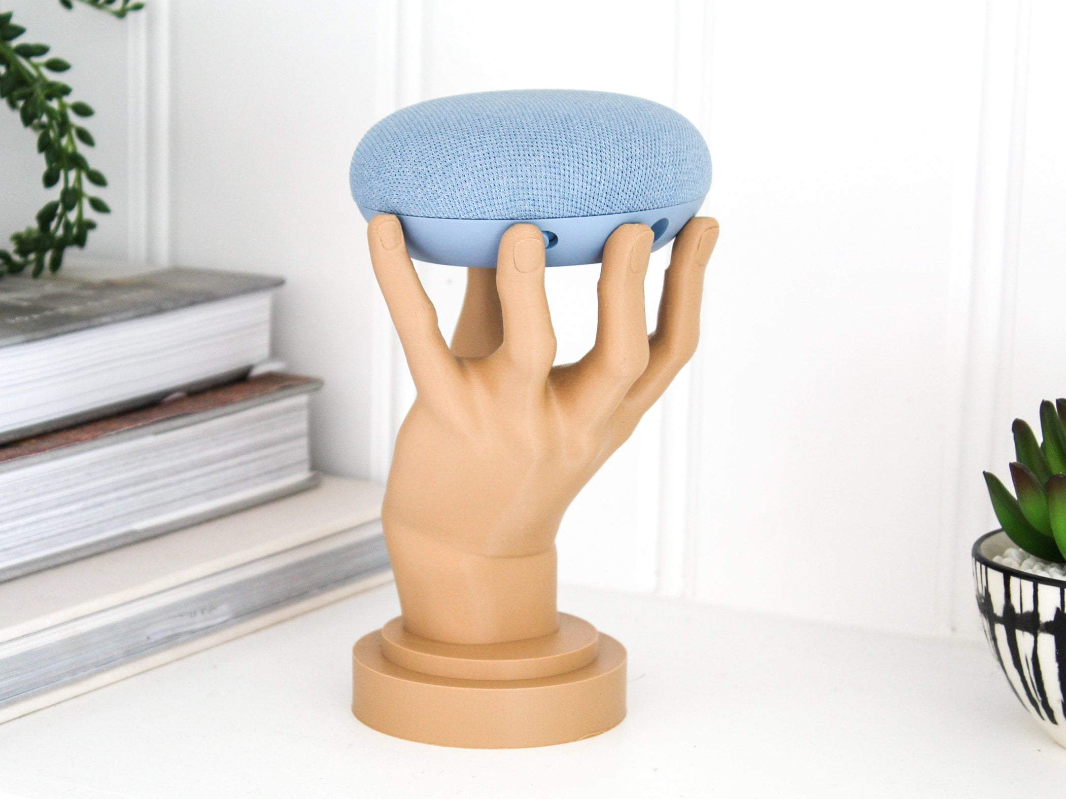 HAND STAND for Google Nest Mini, Amazon Echo Dot Alexa, Holder Mount Compatible with all
